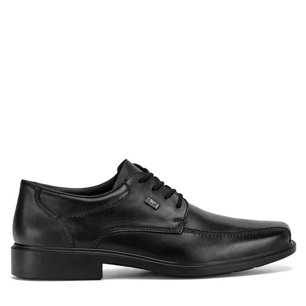 Półbuty Rieker. Czarne eleganckie półbuty Rieker, wizytowe, bez zapięcia. Za 419.99 zł.