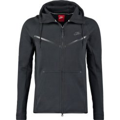 Nike Sportswear TECH FULL ZIP WINDRUNNER HOODIE Bluza z kapturem black/black. Kardigany męskie Nike Sportswear, z bawełny. Za 399.00 zł.