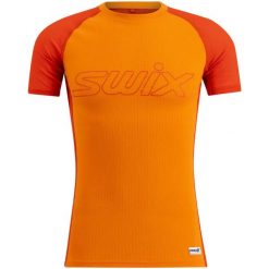 Koszulka Swix Racex Light. Brązowe koszulki sportowe męskie Swix, na lato, m, bez wzorów, bez kołnierzyka, bez ramiączek, do biegania. Za 240.00 zł.