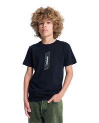 Koszulka z krótkim rękawem dla Chłopcy DC OMEGA Czarny. Czarne t-shirty dla chłopców DC Shoes, bez wzorów, z bawełny, bez ramiączek. Za 76.99 zł.