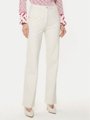 Guess Spodnie materiałowe W5RB30 KCMU2 Beżowy Regular Fit. Brązowe spodnie materiałowe damskie Guess, xs, z aplikacjami, z materiału. Za 259.99 zł.