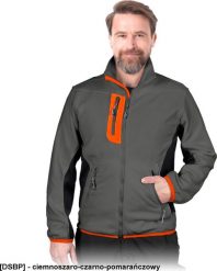 R.E.I.S. LH-FMN-P - Bluza polarowa - ciemnoszaro-czarno-pomarańczowy XL. Brązowe bluzy damskie R.E.I.S., s, bez wzorów, z polaru, bez kaptura. Za 114.83 zł.