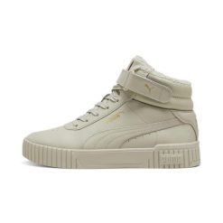 Sneakersy damskie Puma Carina 2.0 Mid WTR (385852-07). Brązowe obuwie sportowe damskie Puma, bez wzorów, trekkingowe. Za 279.00 zł.