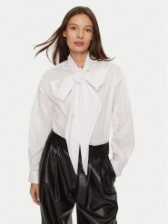 Dixie Koszula CEMUHMSA Biały Regular Fit. Białe bluzki damskie Dixie, l, bez wzorów, z bawełny, bez kołnierzyka, bez ramiączek. Za 309.99 zł.