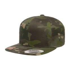 YP Classics Camo Snapback Cap. Brązowe czapki i kapelusze damskie FLEXFIT, bez wzorów. Za 84.99 zł.