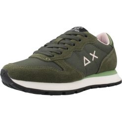 Buty SUN68 ALLY SOLID Zielony. Zielone obuwie sportowe damskie SUN68, bez wzorów, ze skóry, na fitness i siłownię. Za 468.45 zł.