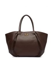 Guess Torebka Allegra HWBG22 37230 Brązowy ciemny. Brązowe torebki do ręki damskie Guess, z aplikacjami, ze skóry, bez dodatków. Za 674.99 zł.