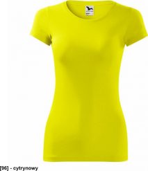 MALFINI Glance 141 - ADLER - Koszulka damska, 180 g/m, - cytrynowy XS. Żółte t-shirty damskie Malfini, m, bez wzorów, bez kołnierzyka. Za 32.87 zł.