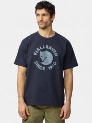 Koszulka bawełniana Fjallraven Fjallraven Relaxed T-Shirt. Niebieskie t-shirty męskie Fjällräven, l, bez wzorów, z bawełny, bez kołnierzyka. Za 285.99 zł.