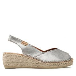 Espadryle Toni Pons. Szare sandały damskie Toni Pons, bez wzorów, bez obcasa, bez zapięcia. Za 239.99 zł.