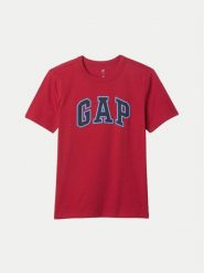 Gap T-Shirt 605364 Bordowy Regular Fit. Czerwone t-shirty dla chłopców GAP, bez wzorów, z bawełny, bez ramiączek. Za 89.99 zł.
