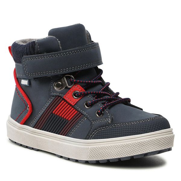 Sneakersy Action Boy. Niebieskie trampki i tenisówki chłopięce Action Boy, bez wzorów, bez zapięcia. Za 149.99 zł.