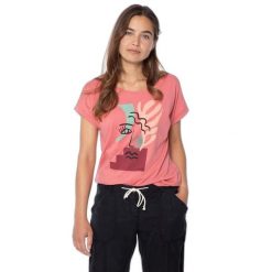 Koszulka damska Protest PRTDAY t-shirt. Czerwone t-shirty damskie Protest, s, bez wzorów, z bawełny, eleganckie, bez kołnierzyka. Za 99.90 zł.