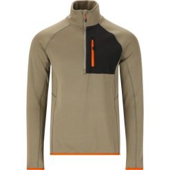 Bluza narciarska męska Whistler Helge. Brązowe bluzy męskie Whistler, l, bez wzorów, bez kołnierzyka, bez ramiączek, narciarskie. W wyprzedaży za 134.99 zł.