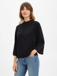 JOOP! sweter z dzianiny z zawartością kaszmiru - Kubra Kobiety Kaszmir czarny, 42. Czarne swetry damskie JOOP!, bez wzorów, z dzianiny, eleganckie, bez kołnierzyka, bez ramiączek, bez kaptura. Za 599.95 zł.