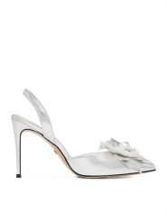 GINO ROSSI Szpilki CEO-ROSE-LT2155-1 Srebrny. Szare szpilki damskie Gino Rossi, bez wzorów, ze skóry, bez obcasa, bez zapięcia. Za 429.99 zł.