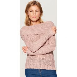 Sweter z wełną - Różowy. Swetry damskie marki Mohito. W wyprzedaży za 59.99 zł.