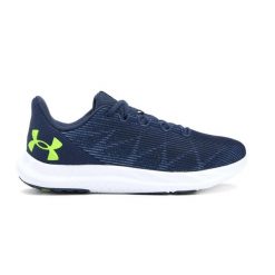 Buty biegowe męskie Under Armour Charged Speed Swift. Niebieskie buty sportowe męskie Under Armour, bez zapięcia, do biegania. Za 190.99 zł.