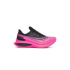 Buty do biegania Saucony Endorphin Pro 5 Różowe. Czerwone obuwie sportowe damskie Saucony, bez wzorów, z włókna, do biegania. Za 1,164.80 zł.