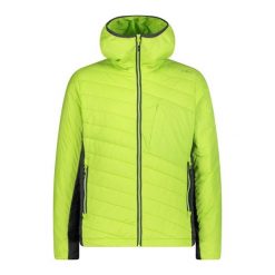 Kurtka hybrydowa męska CMP 32Z2947. Żółte kurtki sportowe męskie CMP, na zimę, m, bez wzorów, narciarskie. Za 319.99 zł.