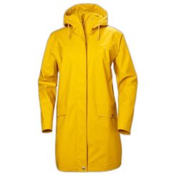 Damska kurtka wodoodporna Helly Hansen moss. Żółte kurtki damskie Helly Hansen, l, bez wzorów, z włókna, bez kaptura. Za 595.50 zł.