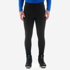 Legginsy termoaktywne do narciarstwa biegowego męskie Inovik XC S 100. Czarne legginsy sportowe męskie INOVIK, m, bez wzorów, z elastanu, narciarskie. Za 119.99 zł.