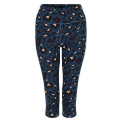 Legginsy 3/4 Damskie We Wzór Zwierzęcy. Niebieskie legginsy damskie Dare 2b, bez wzorów. Za 71.99 zł.
