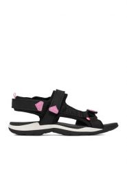 Roxy Sandały CEO-CS8126-01 Czarny. Czarne sandały dziewczęce Roxy, z materiału, bez zapięcia. Za 129.99 zł.