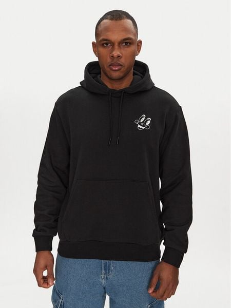 Adidas Bluza Made By Nelson V-Day JP0980 Czarny Loose Fit. Czarne bluzy męskie Adidas, m, bez wzorów, z bawełny, bez kaptura. Za 229.99 zł.