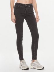 Calvin Klein Jeans Jeansy J20J222448 Czarny Skinny Fit. Czarne jeansy damskie Calvin Klein Jeans. Za 269.99 zł.