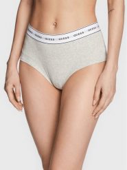Guess Figi brazylijskie Carrie O97E03 KBBU1 Szary. Szare figi damskie Guess, xs, z aplikacjami, z bawełny. Za 59.99 zł.