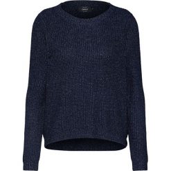 ONLY Damski sweter Shiny L / S Pulower Knt Night Sky W.Insignia Blu (rozmiar XS). Swetry damskie Only, l, bez wzorów, bez kołnierzyka, bez ramiączek, bez kaptura. W wyprzedaży za 98.00 zł.