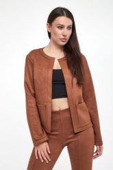 Kurtka damska zamszowa JOSEPH RIBKOFF. Kurtki damskie Joseph Ribkoff, xl, bez wzorów, z zamszu, bez kaptura. Za 1,009.00 zł.