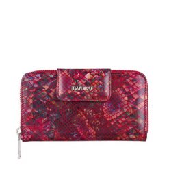 Czerwony portfel damski BajuBaj ze skóry naturalnej – funkcjonalność i styl w jednym PD2006s170 RFID. Czerwone portfele damskie bez wzorów, ze skóry. Za 190.00 zł.