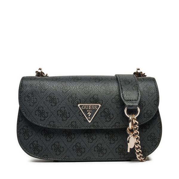 Torebka Guess. Czarne torebki do ręki damskie Guess, z aplikacjami, klasyczne, bez dodatków. Za 329.99 zł.