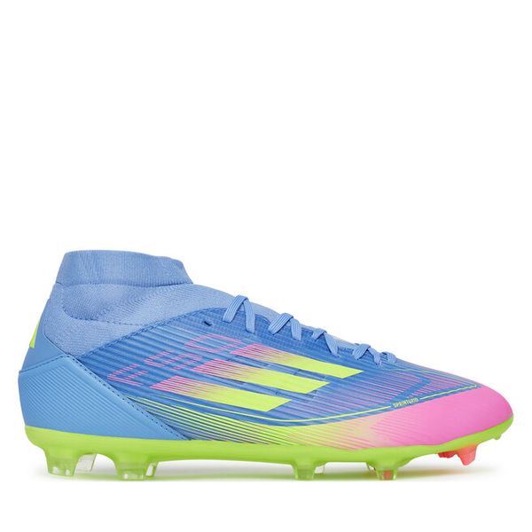 Buty do piłki nożnej adidas. Niebieskie buty sportowe męskie Adidas, bez zapięcia. Za 269.99 zł.