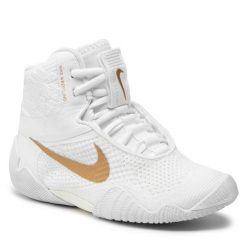 Buty bokserskie Nike. Białe buty sportowe męskie Nike, bez zapięcia. Za 579.99 zł.