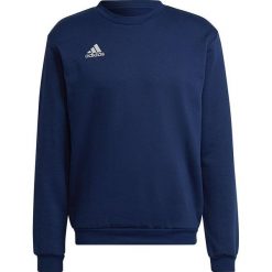 Adidas Bluza męska adidas Entrada 22 Sweat Top granatowa H57480 L. Bluzy męskie Adidas, l, bez wzorów, bez kaptura. Za 117.38 zł.