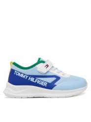 Tommy Hilfiger Sneakersy Low Cut Lace-Up/Velcro Sneaker T1B9-33868-1756 S Niebieski. Niebieskie buty sportowe chłopięce Tommy Hilfiger, bez wzorów, z materiału, bez zapięcia. Za 189.99 zł.