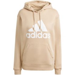 Bluza damska adidas Essentials Big Logo Regular Fleece Hoodie. Białe bluzy sportowe damskie Adidas, m, bez wzorów, bez kaptura. Za 219.00 zł.