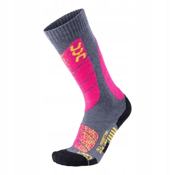 Skarpety narciarskie damskie UYN All Mountain Ski Socks. Brązowe skarpety damskie UYN, bez wzorów. Za 89.00 zł.