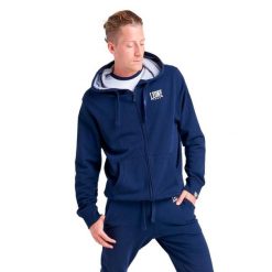 Męski dres Leone 1947 Apparel. Niebieskie buty sportowe męskie LEONE 1947 APPAREL, z dresówki, bez zapięcia, na fitness i siłownię. Za 210.46 zł.