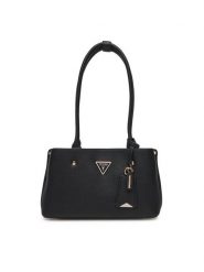 Guess Torebka Meridian II HWBG69 74090 Czarny. Czarne torebki do ręki damskie Guess, z aplikacjami, ze skóry, bez dodatków. Za 389.99 zł.