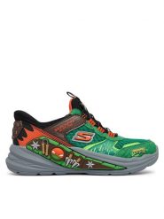 Skechers Sneakersy Slip-Ins: Hyper-Quest 404212L/GRMT Szary. Szare buty sportowe chłopięce Skechers, bez wzorów, z materiału, bez zapięcia. Za 269.99 zł.