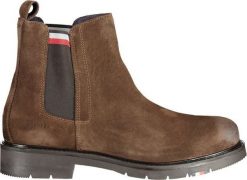 Tommy Hilfiger NIEBIESKIE BOTKI MĘSKIE TOMMY HILFIGER 44. Niebieskie botki męskie Tommy Hilfiger, bez wzorów, bez zapięcia. Za 310.80 zł.