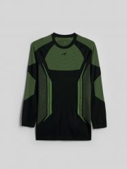 4F Bielizna termoaktywna bezszwowa (góra) męska - zielona XXL/3XL. Zielona bielizna termoaktywna męska 4f, m, z materiału. Za 169.99 zł.
