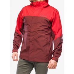 Kurtka przeciwdeszczowa męska Columbia Wahkeena Falls 3L Shell. Czerwone kurtki sportowe męskie Columbia, l, bez wzorów, trekkingowe. Za 665.99 zł.
