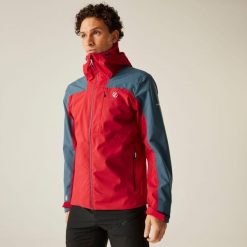 Diluent Dare 2B męska turystyczna kurtka przeciwdeszczowa. Brązowe kurtki męskie Dare 2b, l, bez wzorów, sportowe, bez kaptura. W wyprzedaży za 345.60 zł.