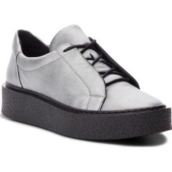 Sneakersy GINO ROSSI - Oda DPH964-Y35-0401-0394-F 9A. Szare półbuty damskie Gino Rossi, bez wzorów, z materiału, bez obcasa, na koturnie, bez zapięcia. W wyprzedaży za 299.00 zł.