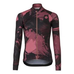 Flower Jersey LS Performance Women. Czerwone koszule damskie AGU, bez wzorów, z jersey, bez kołnierzyka, bez ramiączek. W wyprzedaży za 468.25 zł.